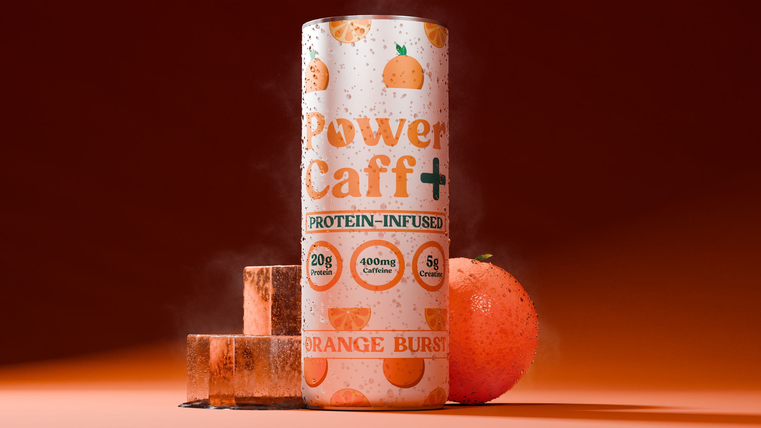 Power Caff 3D Render